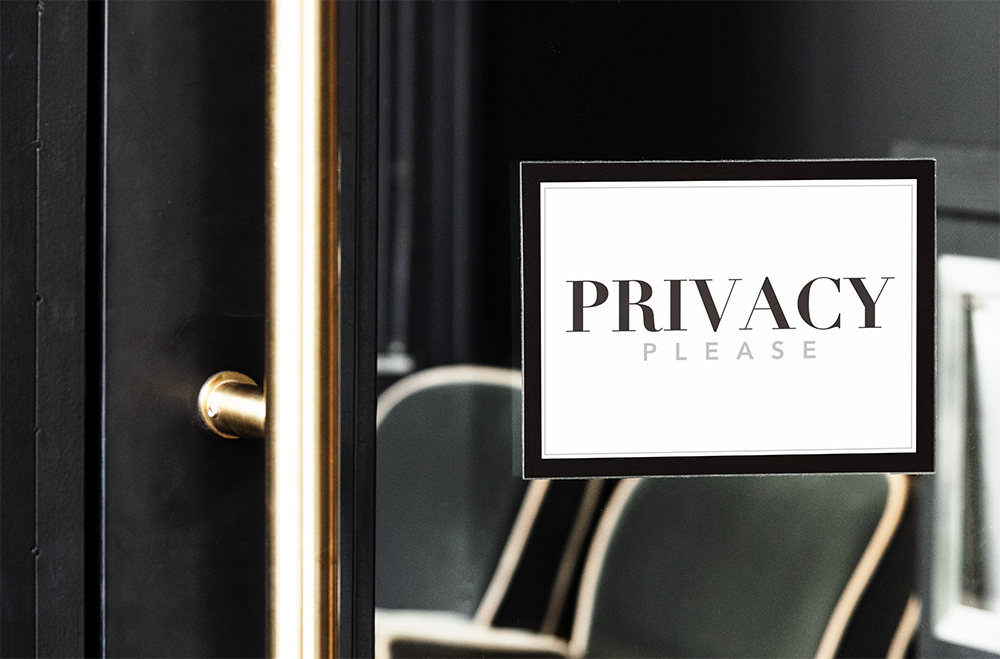 Tour of Homes – Privacy Sign